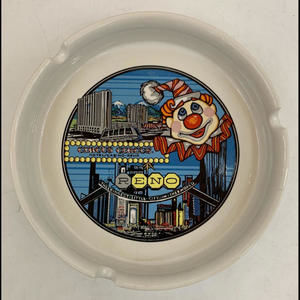 Vintage Circus Circus Casino Reno Ashtray Clown EUC